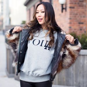 “Voila” pullover. Oversized comfy sweater.